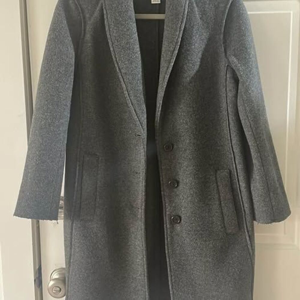 J. Crew “Daphne” wool blend top coat size 0
